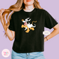 PRINTED HALLOWEEN PLUTO - WOMENS BOXY T-SHIRT