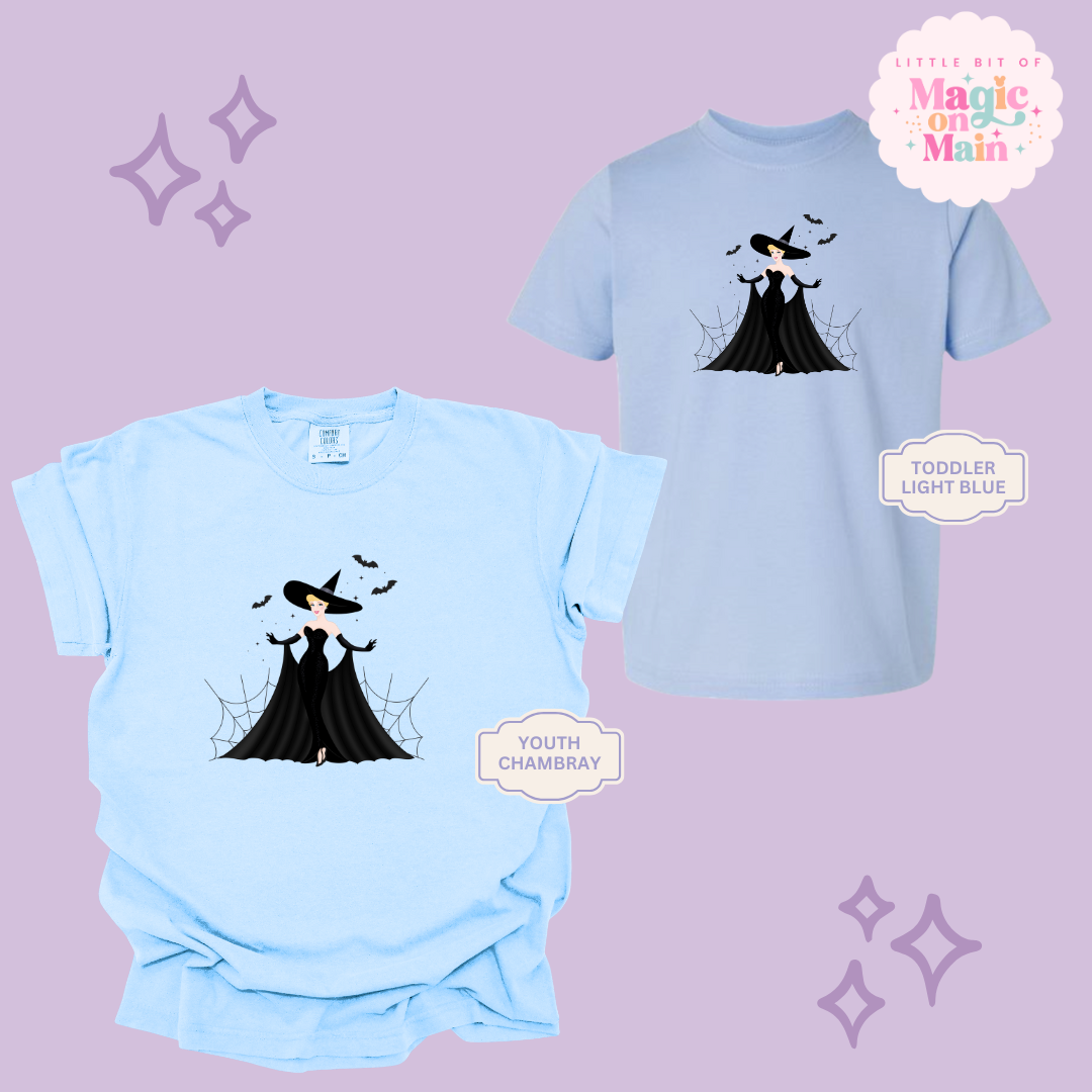PRINTED SPOOKY CINDY - YOUTH/TODDLER