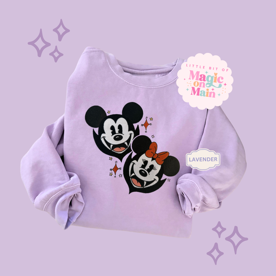 EMBROIDERED MCKY VAMPIRE - EXCLUSIVE TO MoM - ADULT SWEATSHIRT 10058