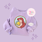 PRINTED MERMAID ROUND LOCKET - EXCLUSIVE TO MoM - ADULT SWEATSHIRT 10056