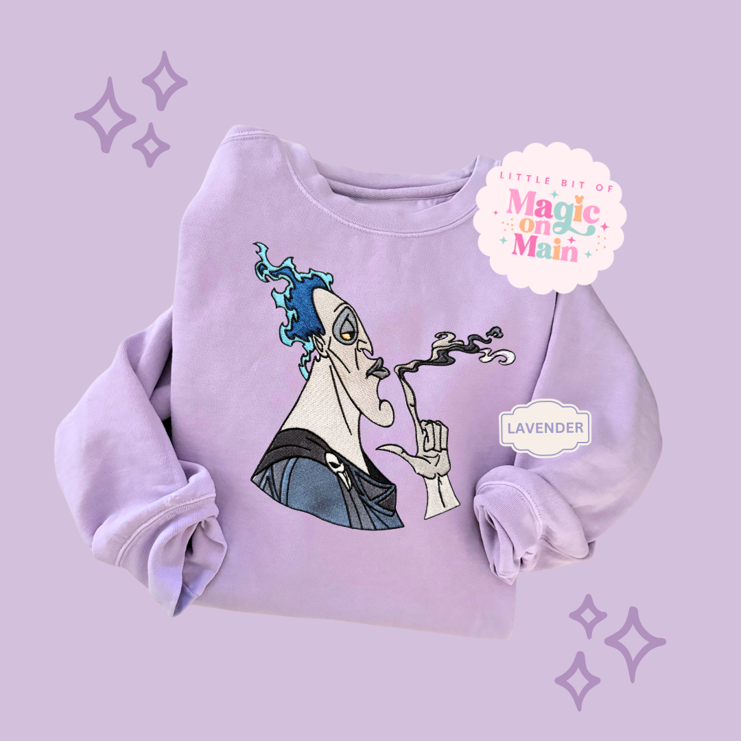 EMBROIDERED HADES - ADULT SWEATSHIRT