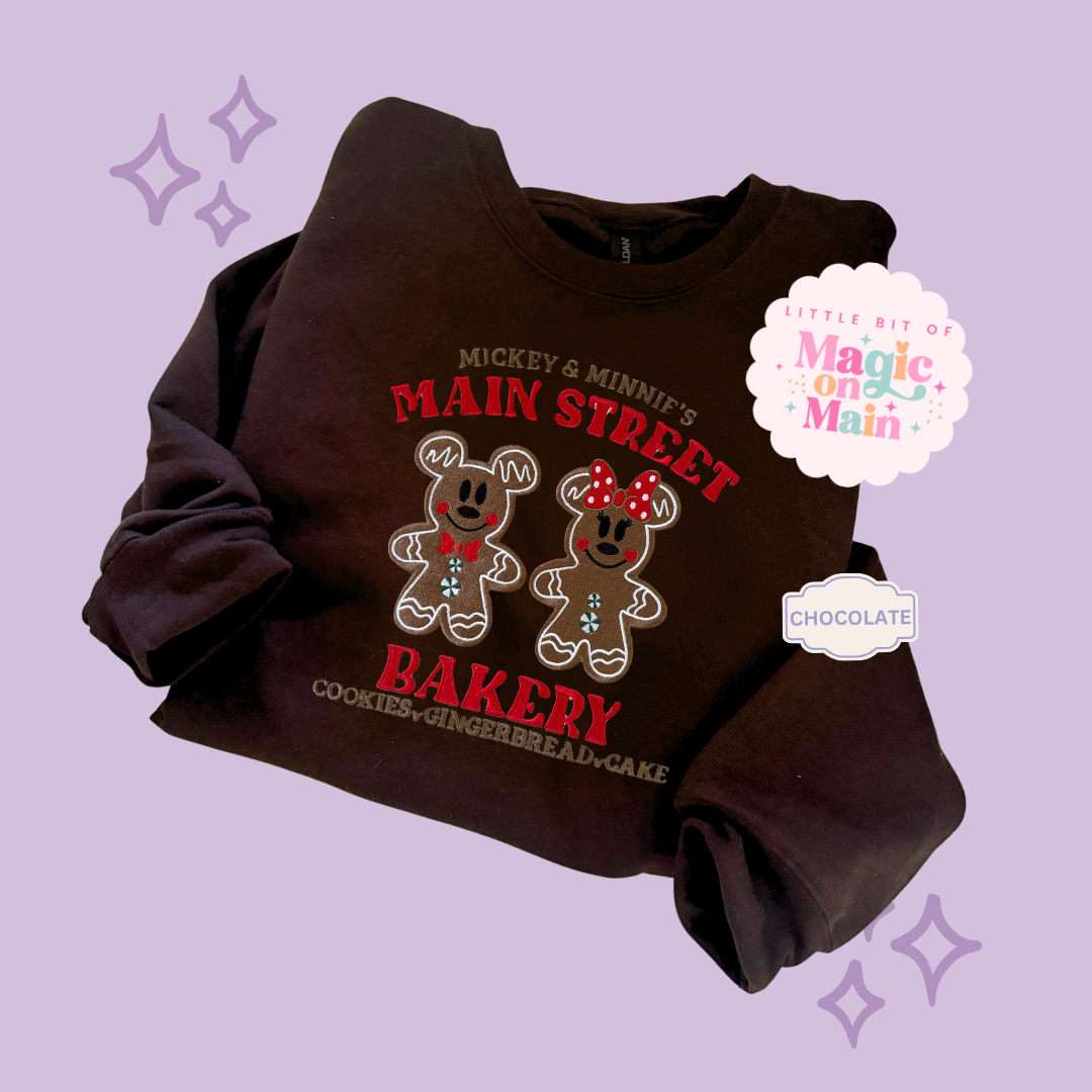 EMBROIDERED MAIN STREET BAKERY 2 - ADULT SWEATSHIRT