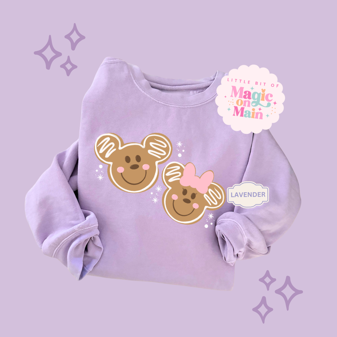 PRINTED GINGERBREAD - EXCLUSIVE TO MoM - ADULT SWEATSHIRT