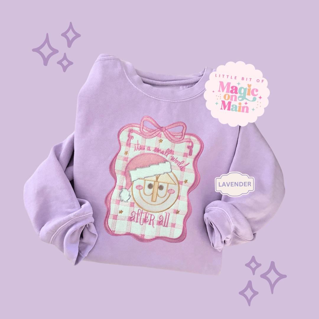 EMBROIDERED SML WORLD COQUETTE - EXCLUSIVE TO MoM - ADULT SWEATSHIRT