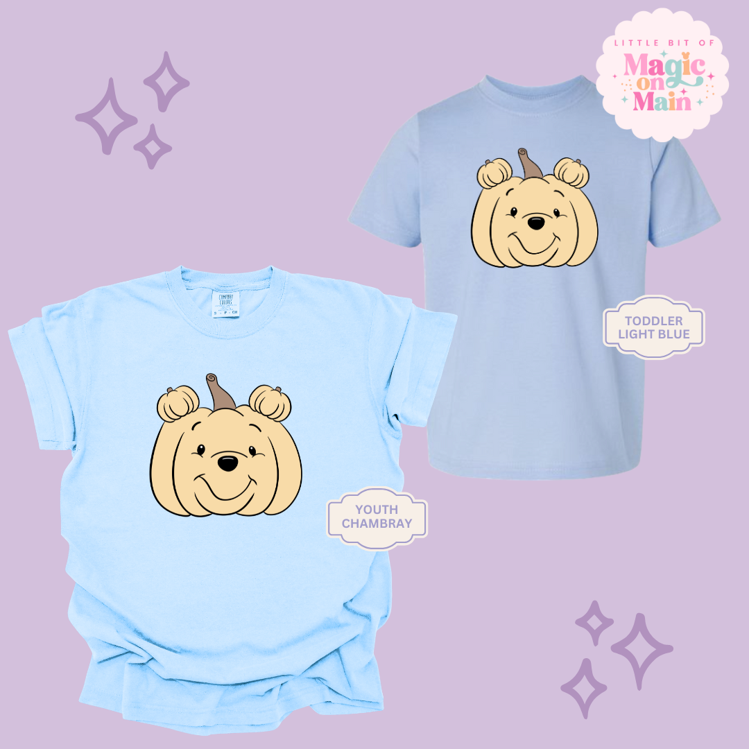 PRINTED POOH PUMPKIN - YOUTH/TODDLER