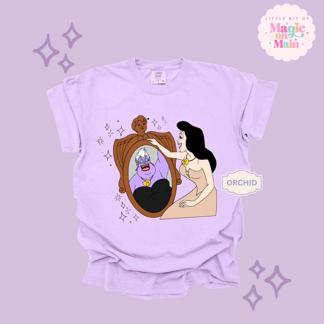 PRINTED VANESSA MIRROR WITH SPARKLE - ADULT T-SHIRT