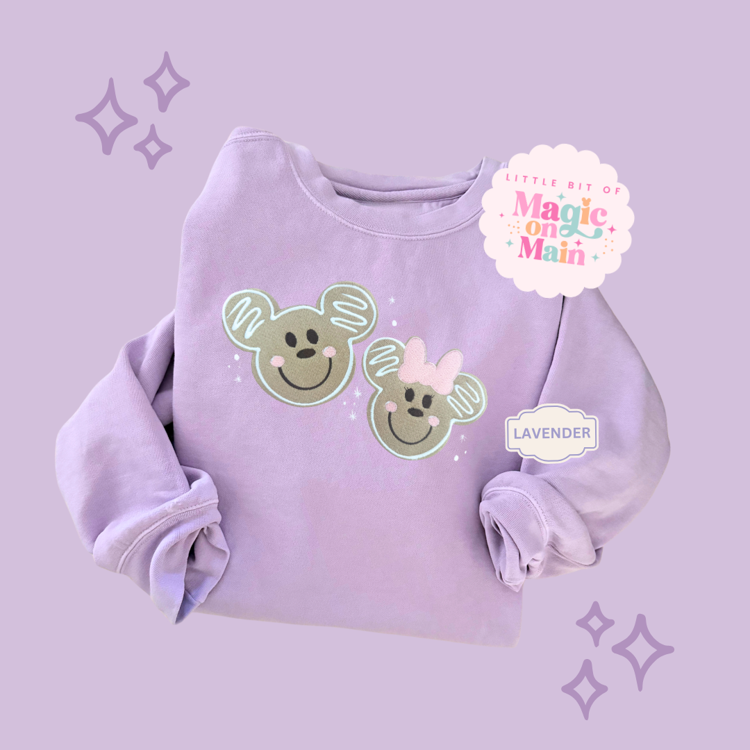 EMBROIDERED GINGERBREAD - EXCLUSIVE TO MoM - ADULT SWEATSHIRT