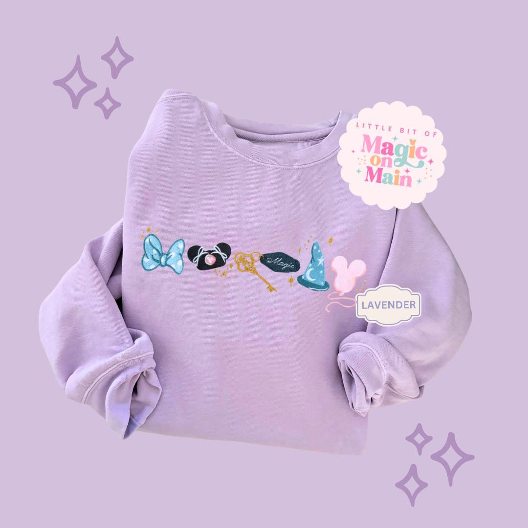 EMBROIDERED PARK DAY MAGIC - EXCLUSIVE TO MoM - ADULT SWEATSHIRT