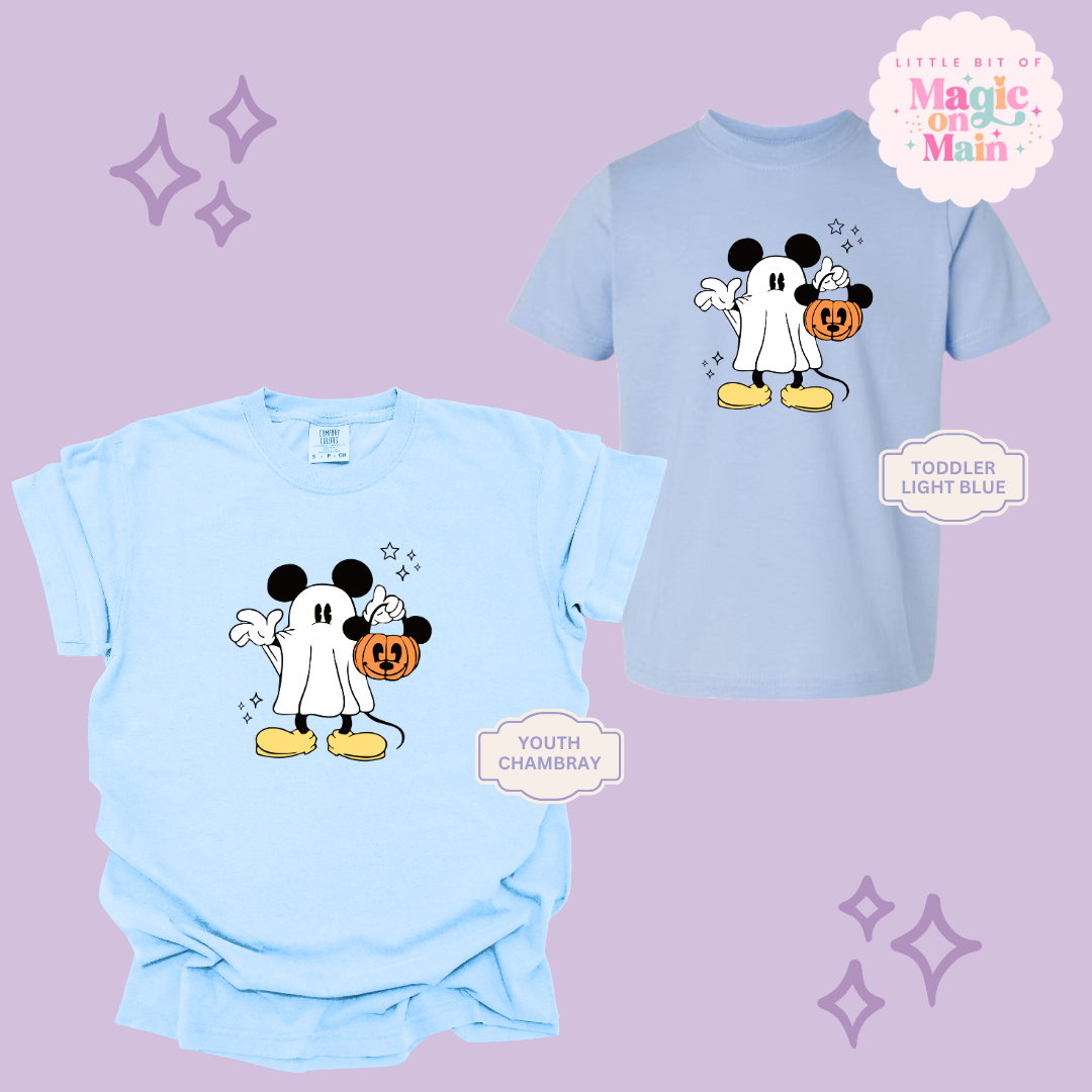 PRINTED MICKEY GHOST - YOUTH/TODDLER