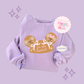 PRINTED GINGERBREAD HOLIDAY HAT- EXCLUSIVE TO MoM - ADULT SWEATSHIRT