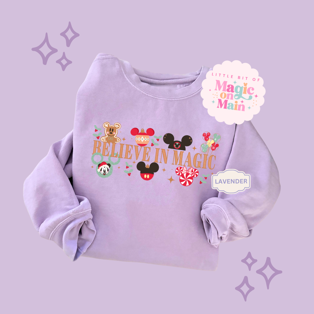 PRINTED BELIEVE IN MAGIC - EXCLUSIVE TO MoM - ADULT SWEATSHIRT