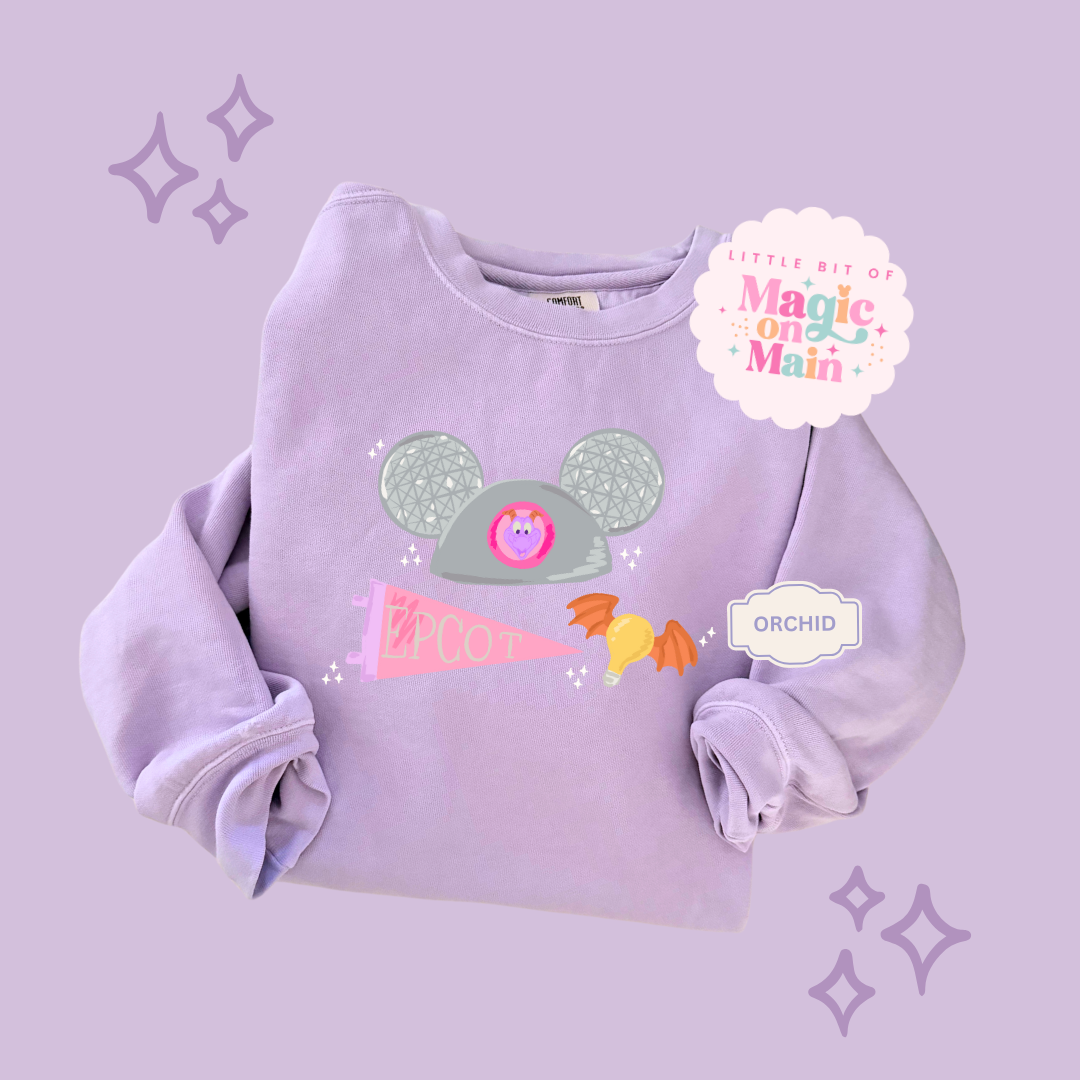 PRINTED EPCOT GIRLIE - EXCLUSIVE TO MoM - ADULT SWEATSHIRT 10042