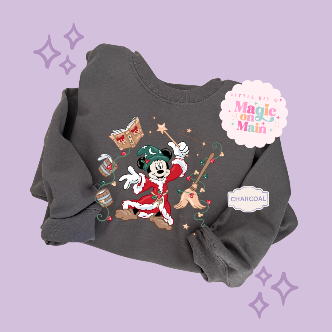 PRINTED CHRISTMAS SORCERER - ADULT SWEATSHIRT