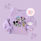 EMBROIDERED MCKY AND FRIENDS - ADULT SWEATSHIRT