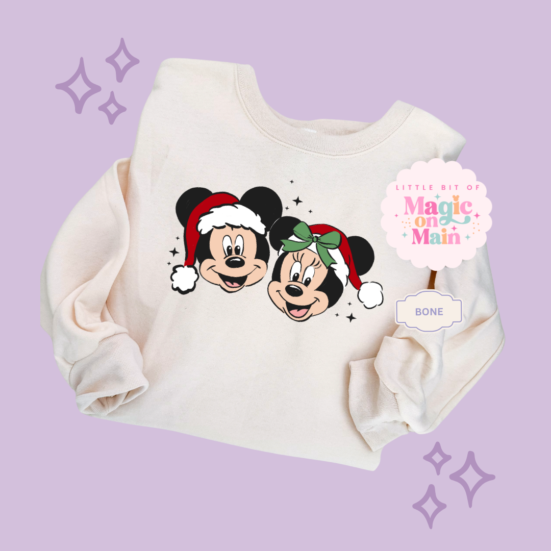 PRINTED MERRY MCKY MNIE - EXCLUSIVE TO MoM - ADULT SWEATSHIRT