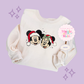 EMBROIDERED MERRY MCKY MNNIE  - ADULT SWEATSHIRT