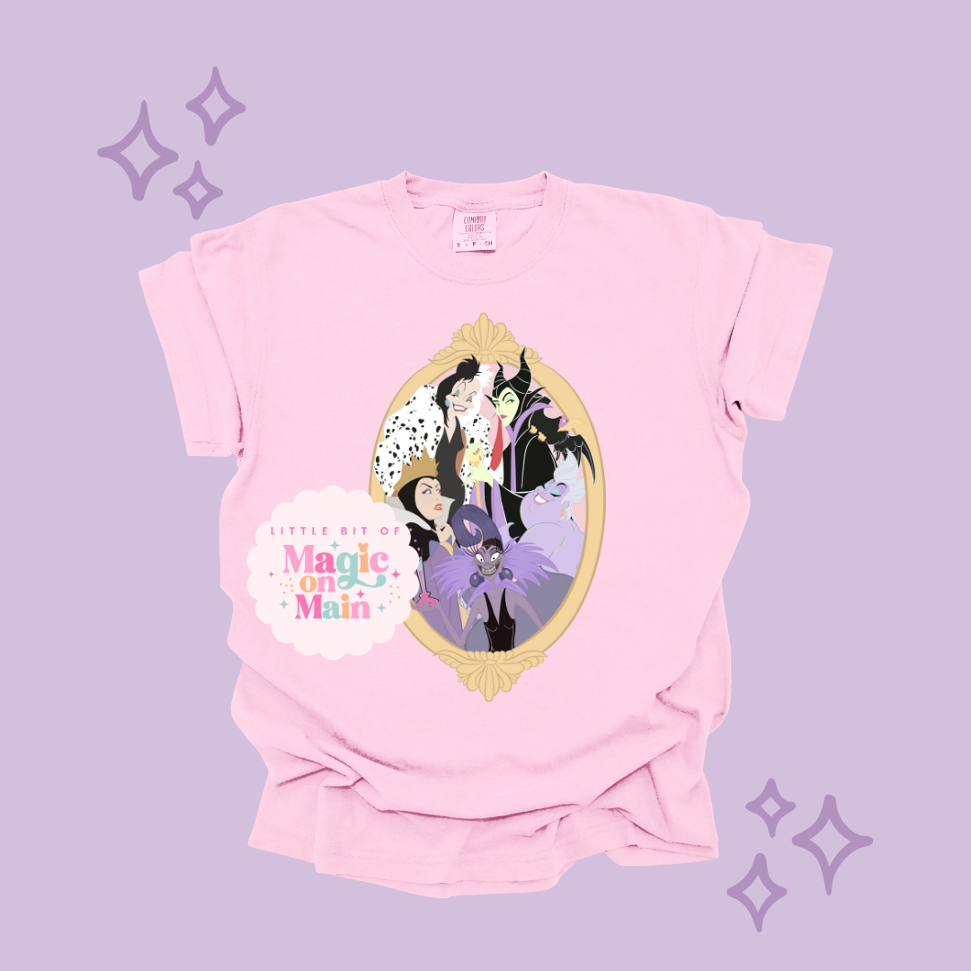 PRINTED VILLAINS COQUETTE - EXCLUSIVE TO MoM - ADULT T-SHIRT