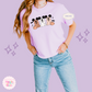 PRINTED 3 MICKEY GHOSTS - WOMENS BOXY T-SHIRT