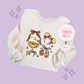 EMBROIDERED POOH COQUETTE - ADULT SWEATSHIRT