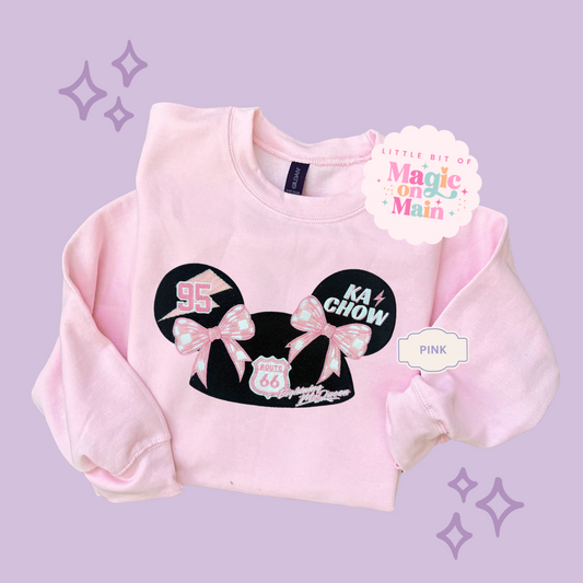 EMBROIDERED PINK LMQ HAT - EXCLUSIVE COLLAB - ADULT SWEATSHIRT