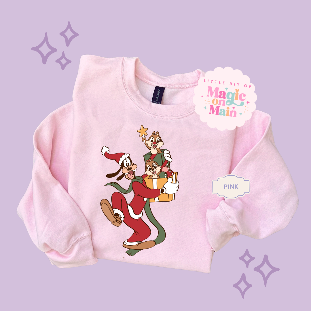 PRINTED GOOFY AND FRIENDS  - ADULT SWEATSHIRT