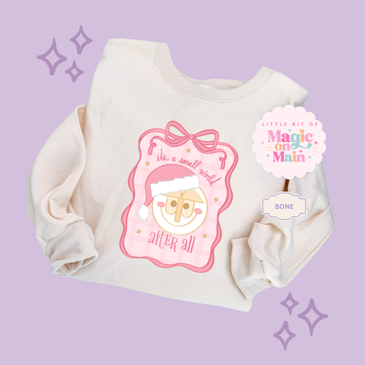 PRINTED SML WORLD COQUETTE - EXCLUSIVE TO MoM - ADULT SWEATSHIRT