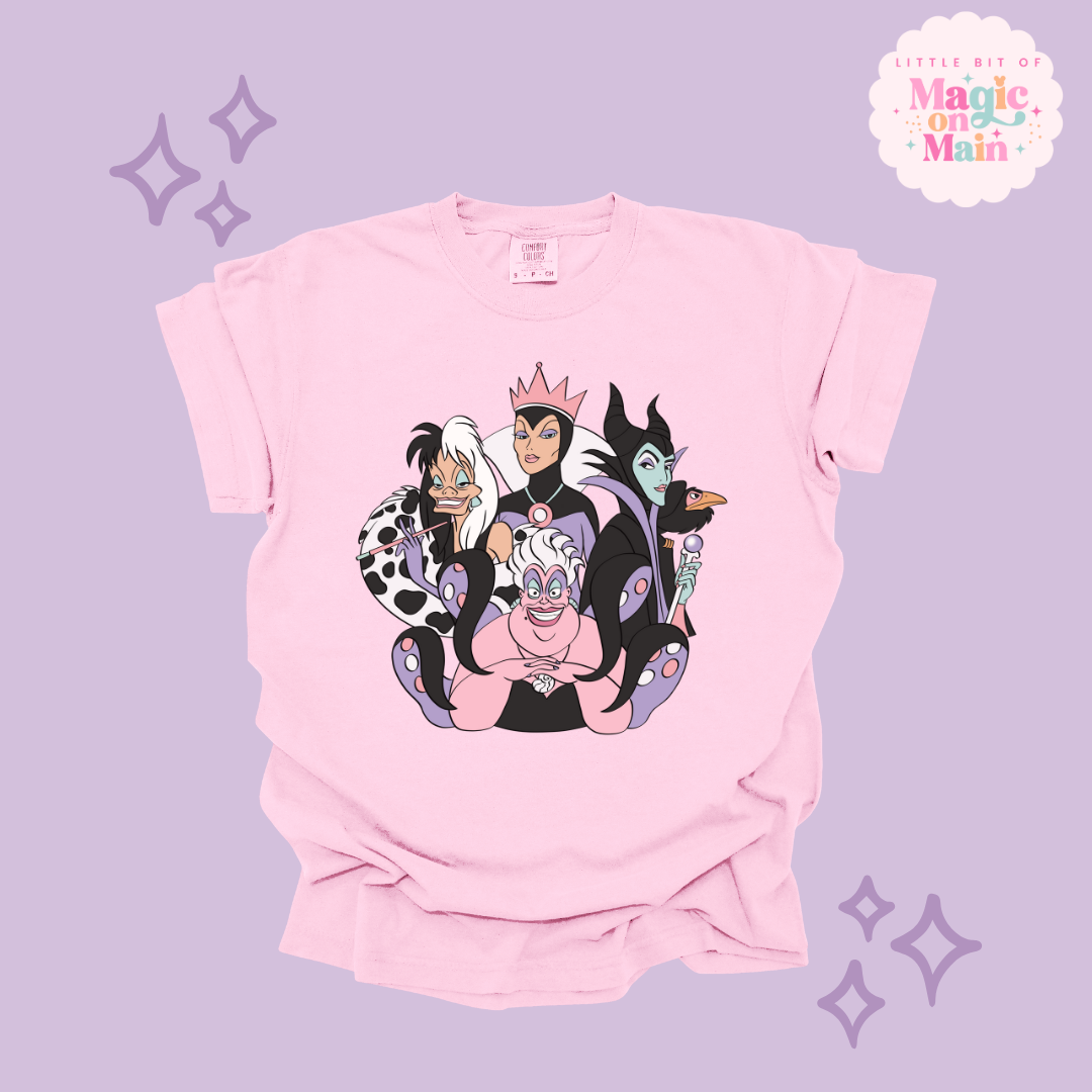 PRINTED VILLAINS - ADULT T-SHIRT