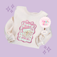 EMBROIDERED SML WORLD COQUETTE - EXCLUSIVE TO MoM - ADULT SWEATSHIRT