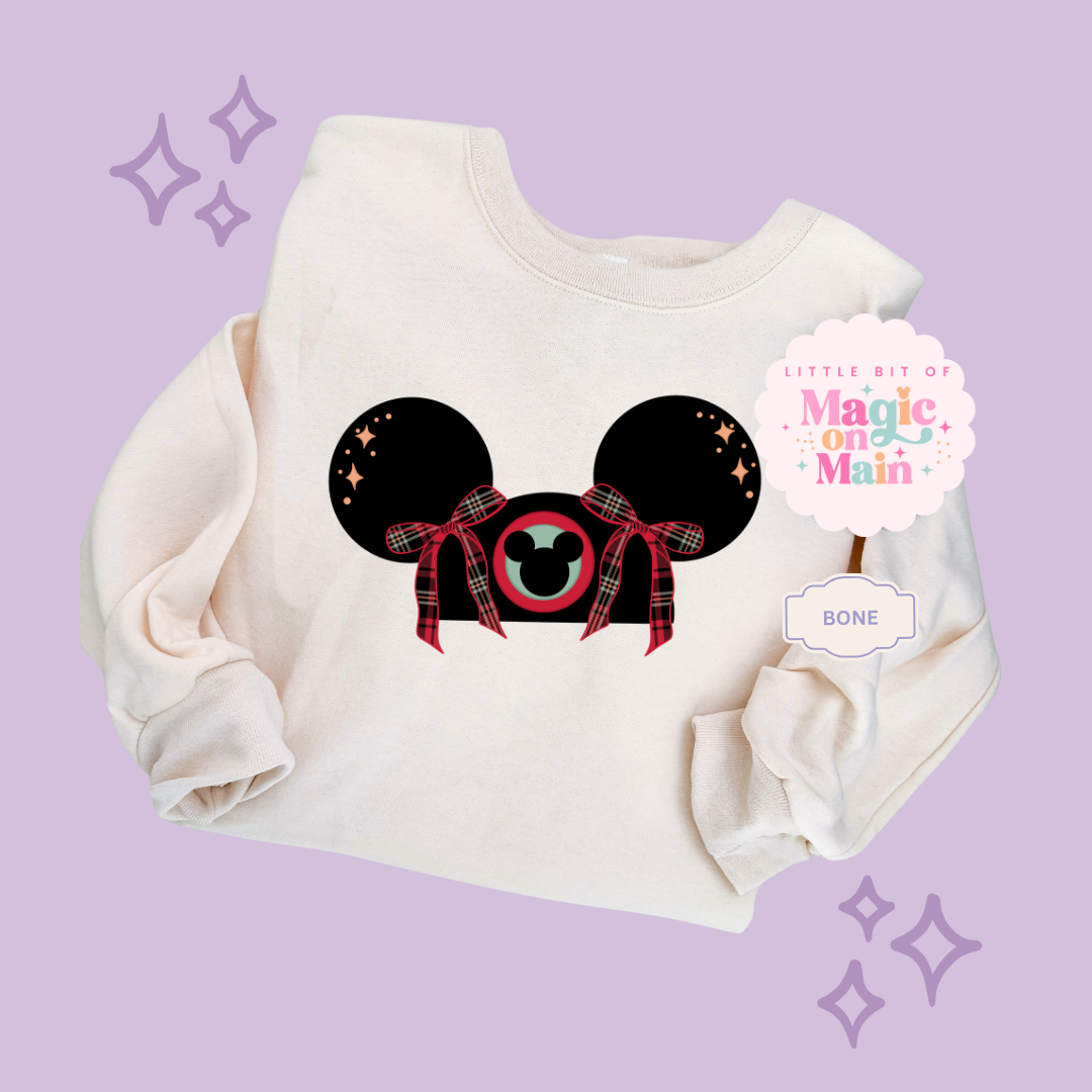 PRINTED HOLIDAY HAT- EXCLUSIVE TO MoM - ADULT SWEATSHIRT