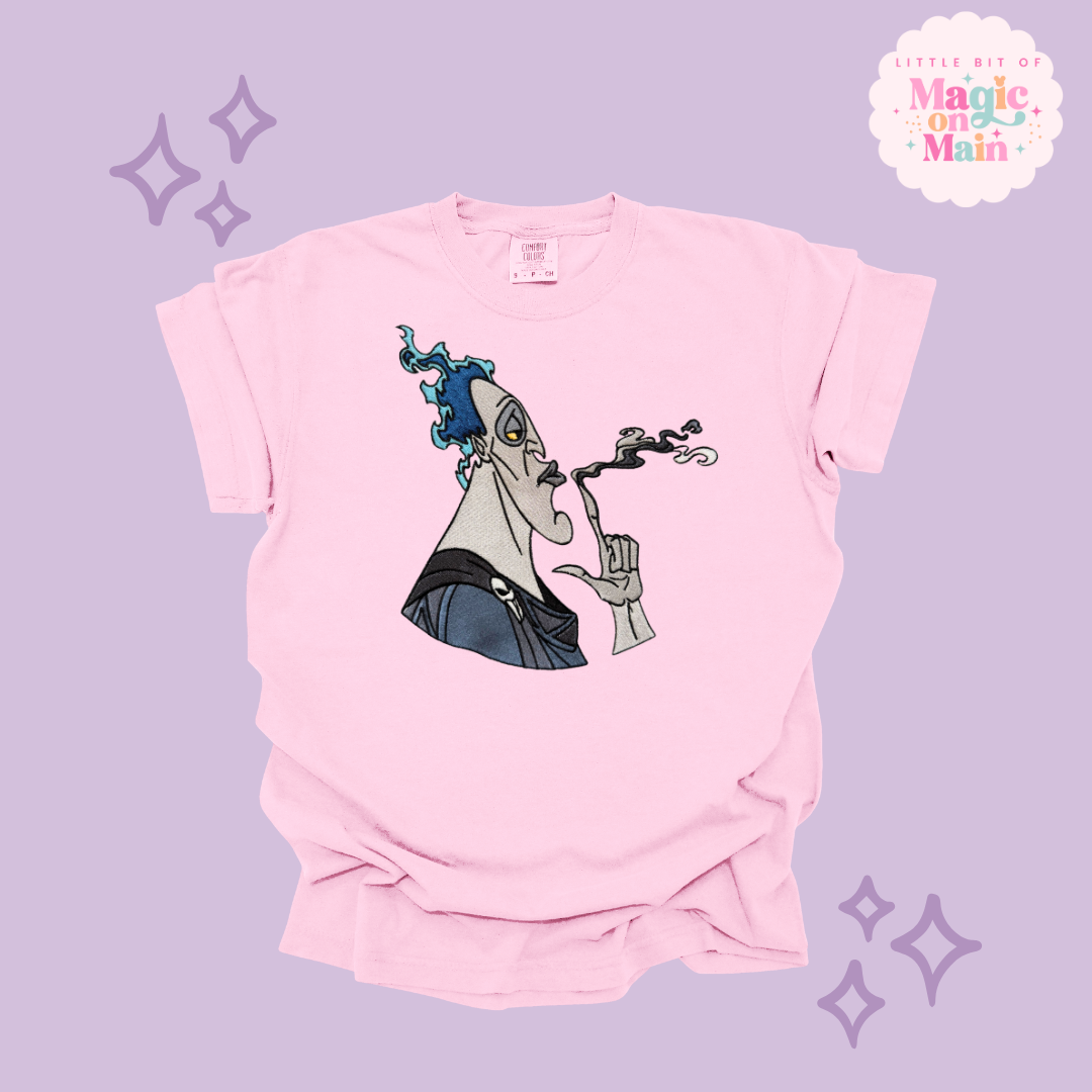 EMBROIDERED HADES  - ADULT T-SHIRT
