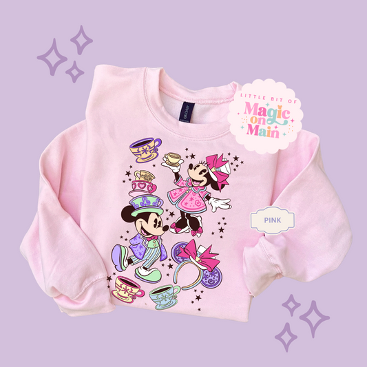 PRINTED MINNIES WONDERLAND - ADULT SWEATSHIRT