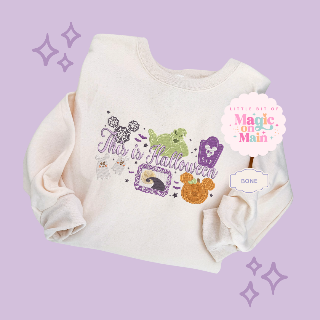 EMBROIDERED THIS IS HALLOWEEN - EXCLUSIVE TO MoM - ADULT SWEATSHIRT