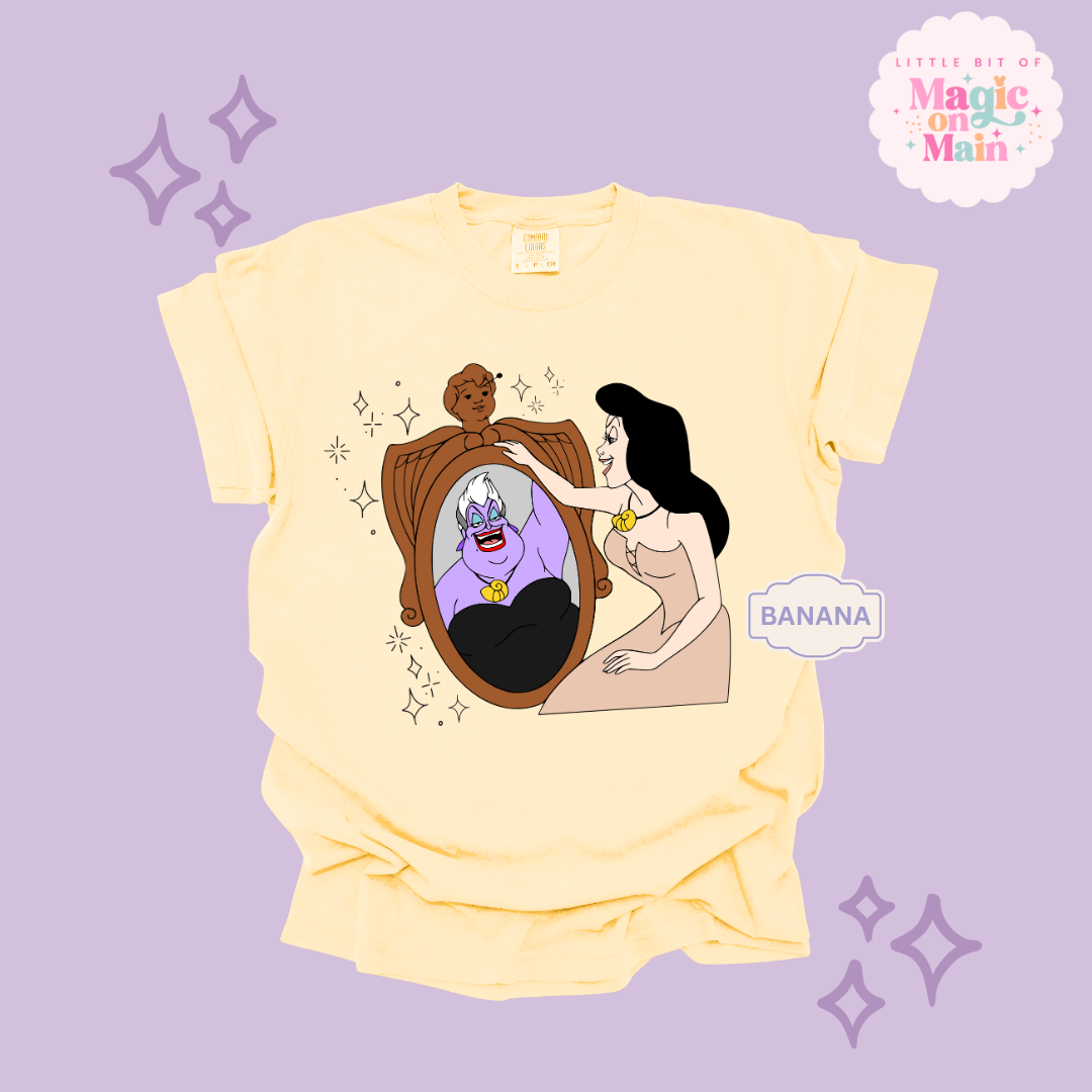 PRINTED VANESSA MIRROR WITH SPARKLE - ADULT T-SHIRT