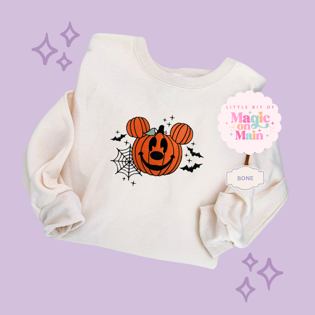 EMBROIDERED MCKY PUMPKIN - EXCLUSIVE TO MoM - ADULT SWEATSHIRT 10057