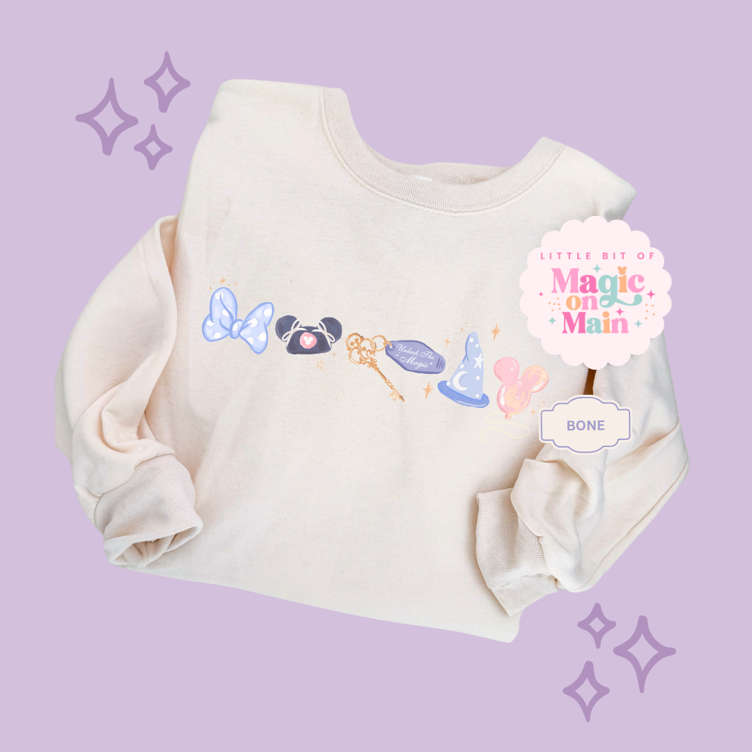 PRINTED PARK DAY MAGIC - EXCLUSIVE TO MoM - ADULT SWEATSHIRT