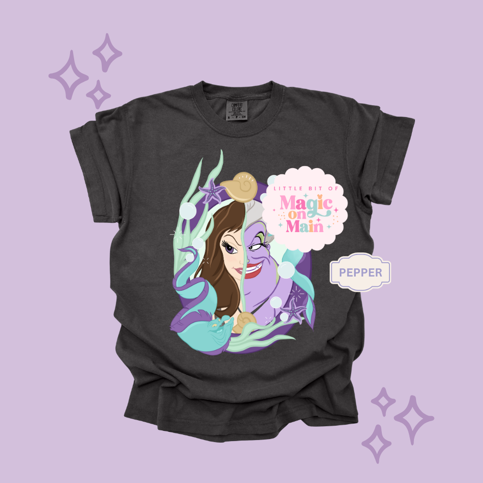 PRINTED VANESSA SEA WITCH - EXCLUSIVE TO MoM - ADULT T-SHIRT