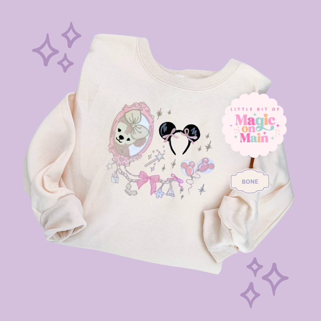 EMBROIDERED PARK GIRLIE - ADULT SWEATSHIRT 10052