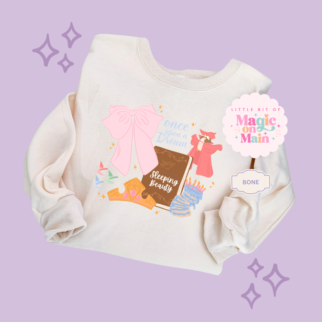 PRINTED ONCE UPON A DREAM  - EXCLUSIVE TO MoM - ADULT SWEATSHIRT 10048