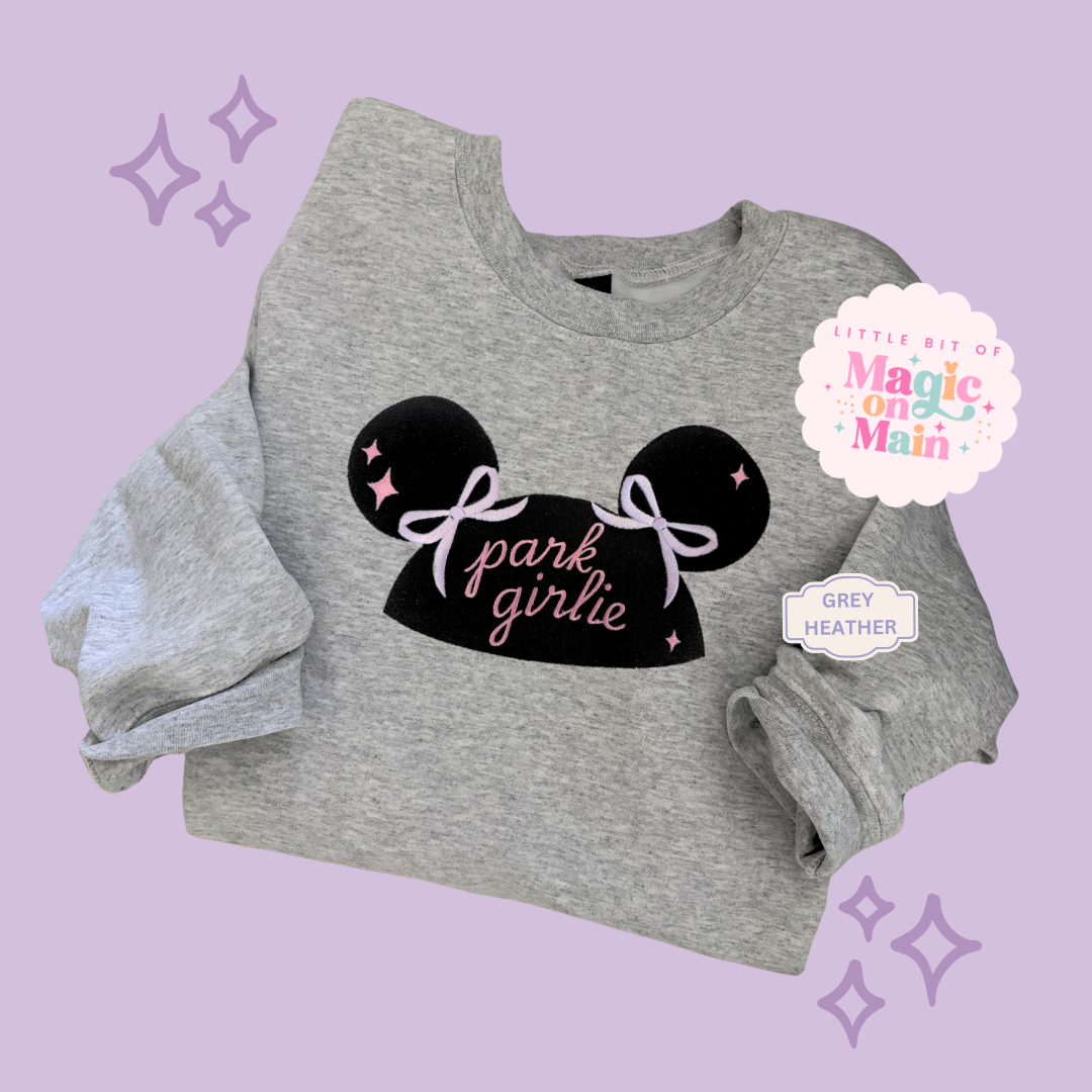 EMBROIDERED PARK GIRLIE HAT - EXCLUSIVE TO MoM - ADULT SWEATSHIRT
