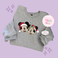 EMBROIDERED MERRY MCKY MNNIE  - ADULT SWEATSHIRT
