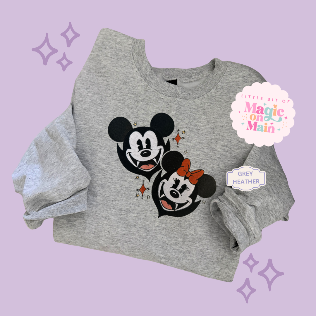 EMBROIDERED MCKY VAMPIRE - EXCLUSIVE TO MoM - ADULT SWEATSHIRT 10058