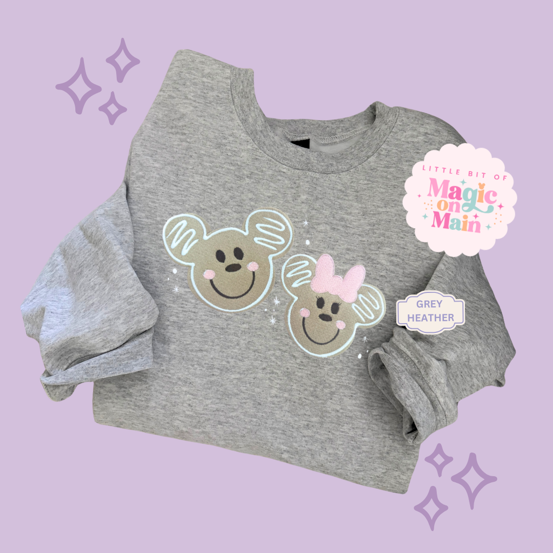 EMBROIDERED GINGERBREAD - EXCLUSIVE TO MoM - ADULT SWEATSHIRT