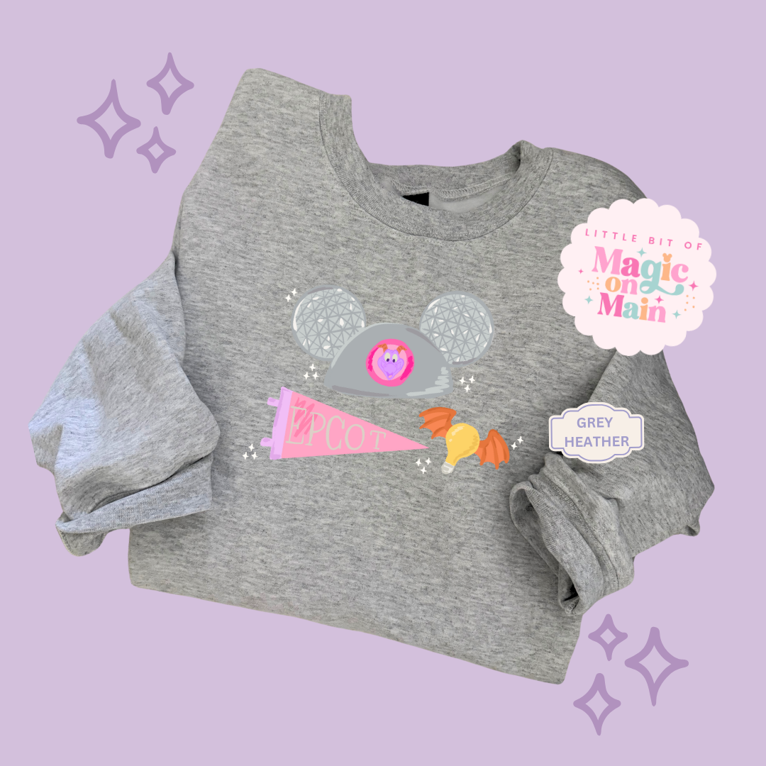 PRINTED EPCOT GIRLIE - EXCLUSIVE TO MoM - ADULT SWEATSHIRT 10042