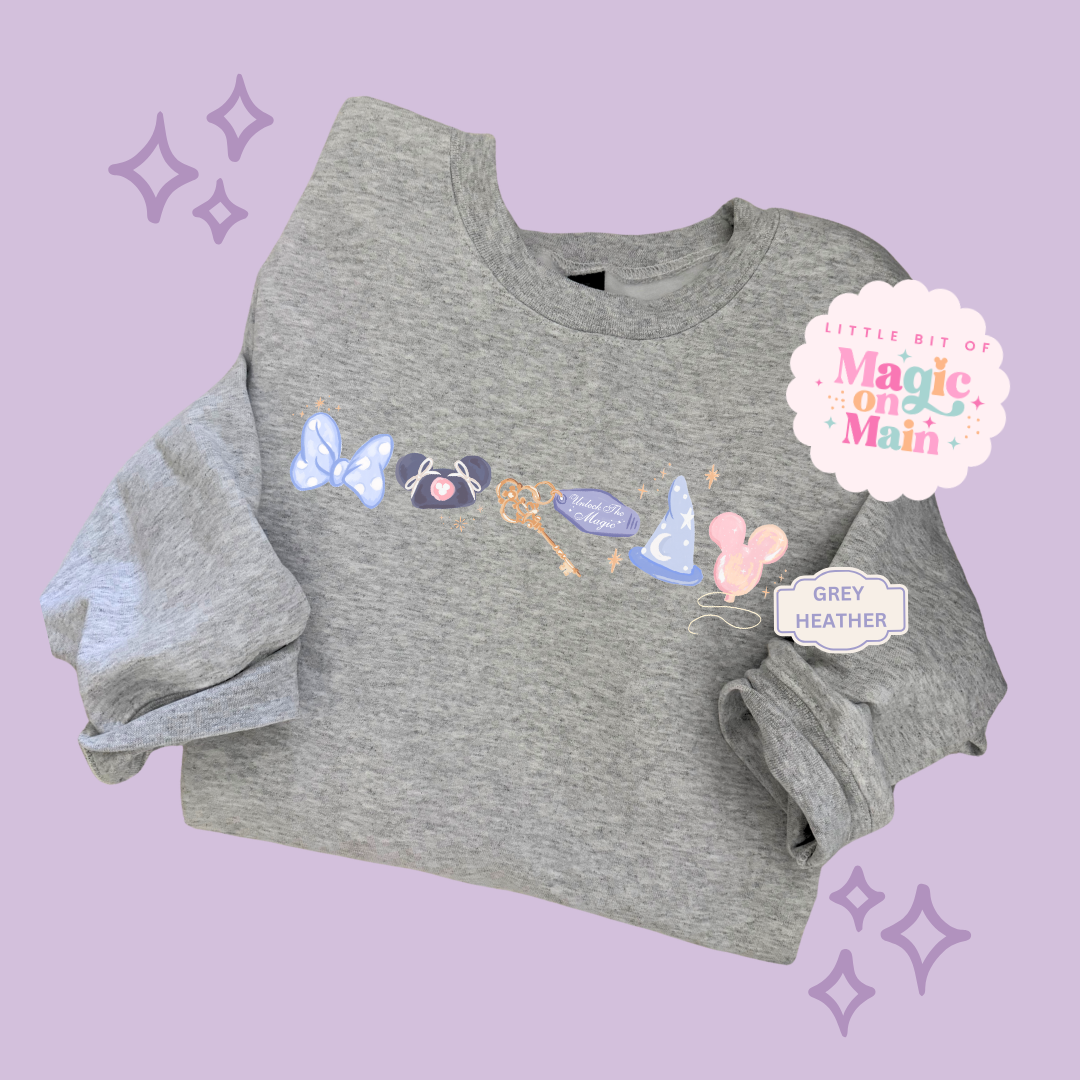 PRINTED PARK DAY MAGIC - EXCLUSIVE TO MoM - ADULT SWEATSHIRT