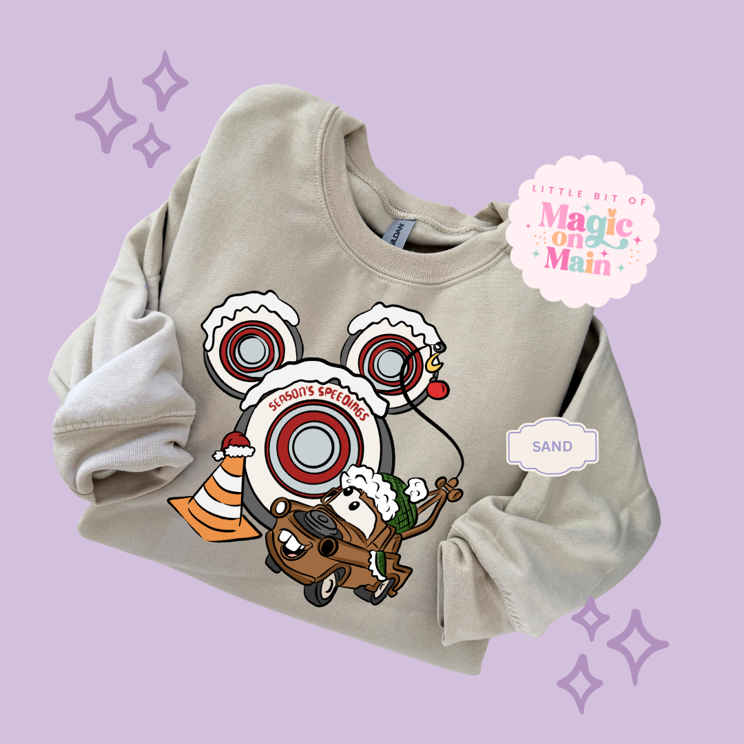 PRINTED SEASONS SPEEDINGS - ADULT SWEATSHIRT