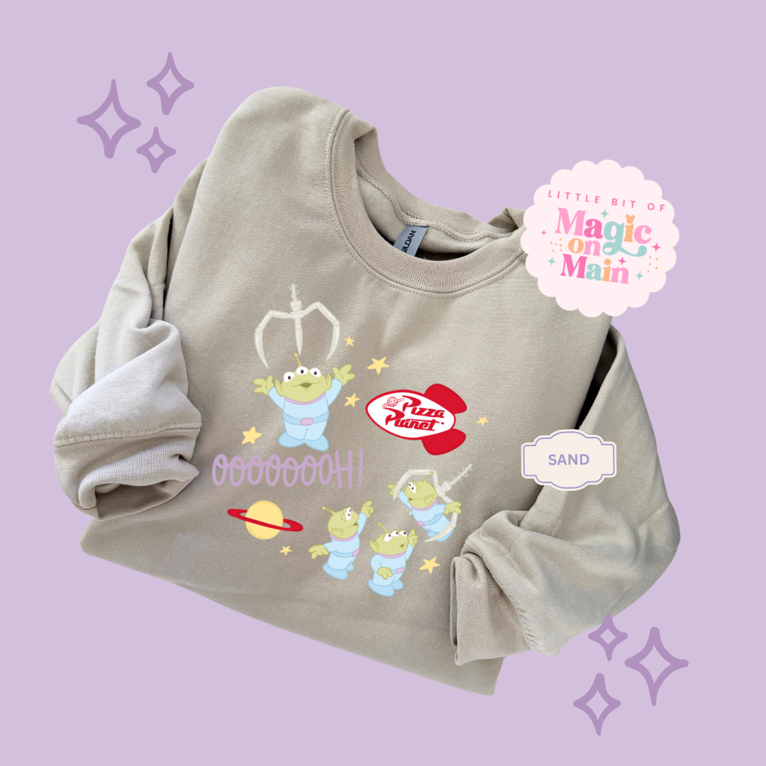 PRINTED ALIENS - EXCLUSIVE TO MoM - ADULT SWEATSHIRT
