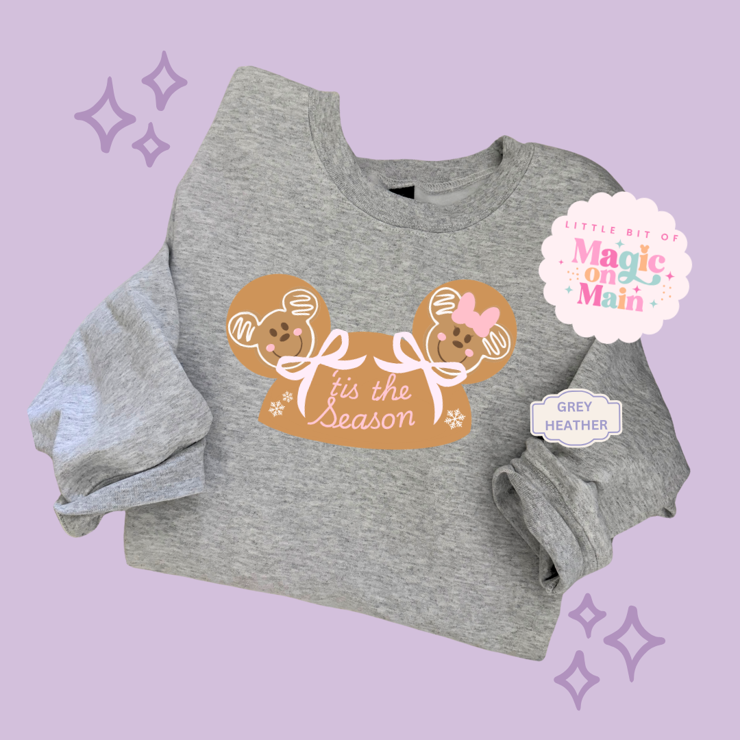 PRINTED GINGERBREAD HOLIDAY HAT- EXCLUSIVE TO MoM - ADULT SWEATSHIRT