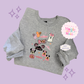 EMBROIDERED GHOULY HALLOWEEN - EXCLUSIVE TO MoM - ADULT SWEATSHIRT 10059
