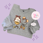 EMBROIDERED POOH COQUETTE - ADULT SWEATSHIRT