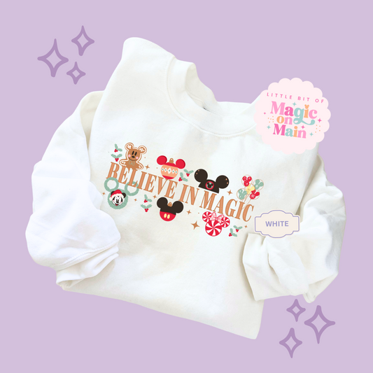 PRINTED BELIEVE IN MAGIC - EXCLUSIVE TO MoM - TODDLER / YOUTH SWEATSHIRT